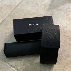 Prada Black Sunglasses Case for Men